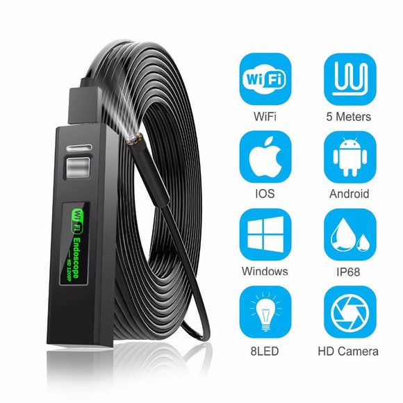 Wireless Endoscope 2.0MP Camera for Android & iOS