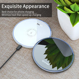 Desktop 10W Qi Wireless Fast Charger For iPhone/Android Phones