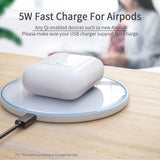 Desktop 10W Qi Wireless Fast Charger For iPhone/Android Phones