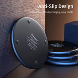 Desktop 10W Qi Wireless Fast Charger For iPhone/Android Phones