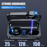 Wireless Earbuds with 2000 mAh Power Bank