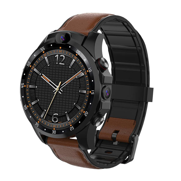 Stylish Leather Band Smart Watch - Android OS