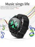 Stylish Leather Band Smart Watch - Android OS