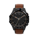 Stylish Leather Band Smart Watch - Android OS